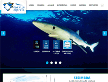 Tablet Screenshot of diveclubcipreia.com